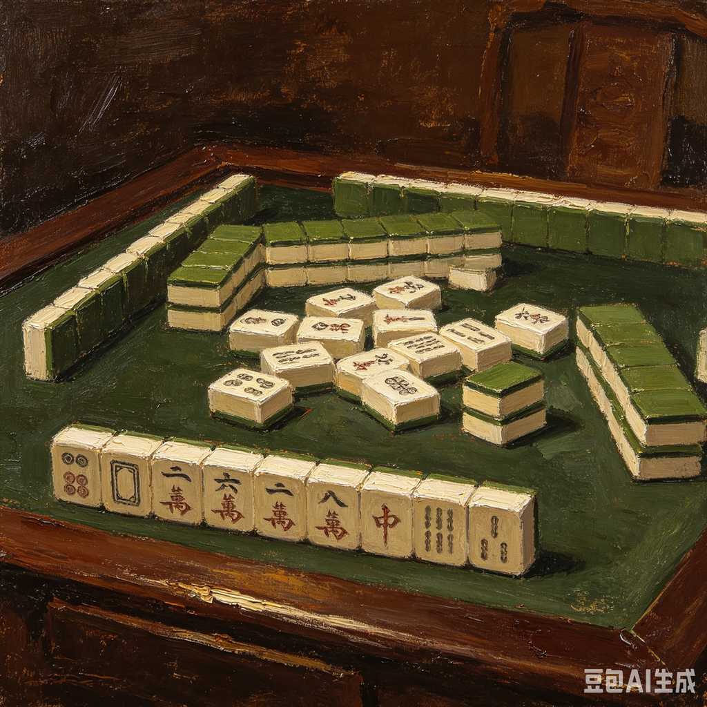 mahjong rack set of four