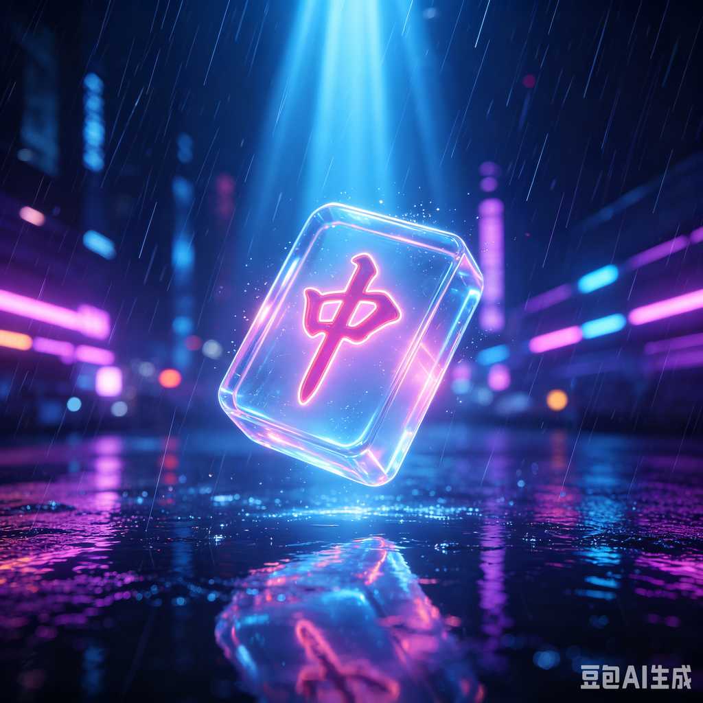 saturated color mahjong set print